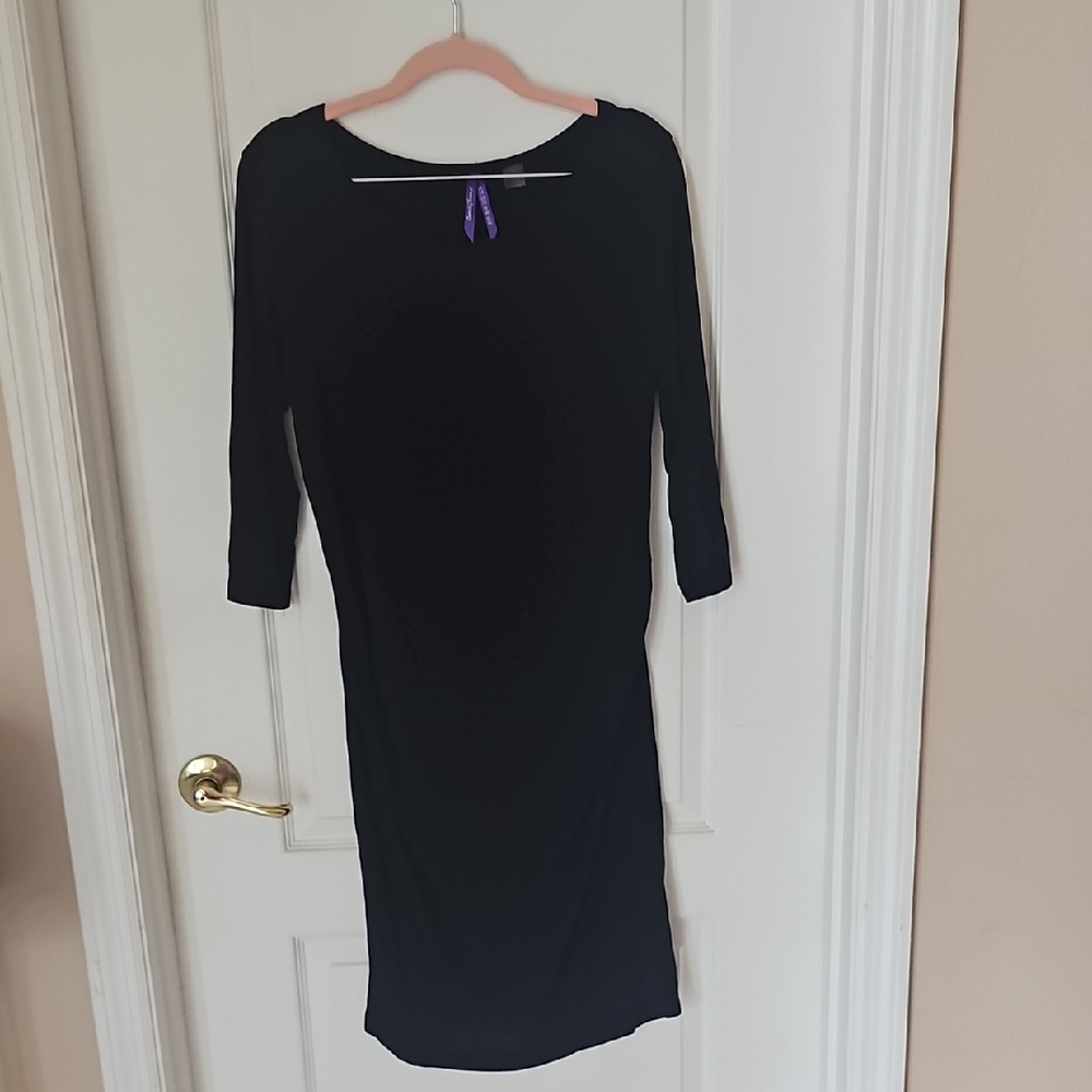 Seraphine Black Midi Dress Timeless Elegance